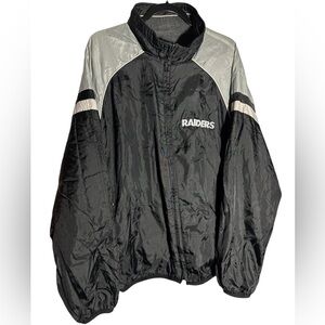 Vintage NFL Oakland Las Vegas Raiders reversible jacket Size Large